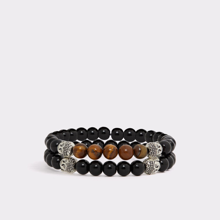 Pulsera Multimoda Aldo Hernin Negro-plata
