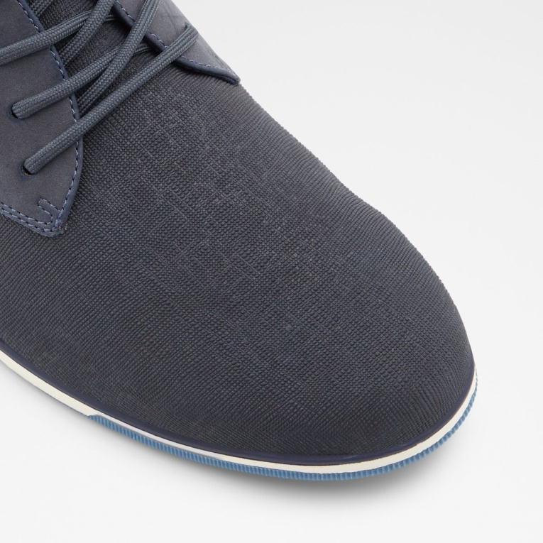 Moda Aldo Garza Zapatilla De Deporte De Caña Baja Con Suela De Copa Azul Marino