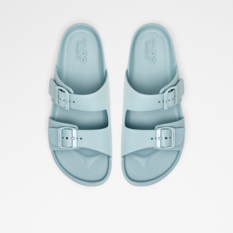 Sandalia Tipo Chanclas Hideo De Caucho Sintético Azul De Moda Aldo