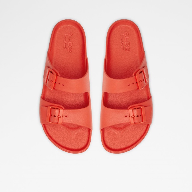 Sandalia Hideo Slide Moda Aldo Rojo