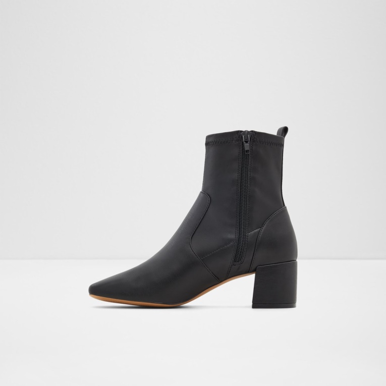 Moda Textil Negro Suave Ibiraswen Botín Aldo