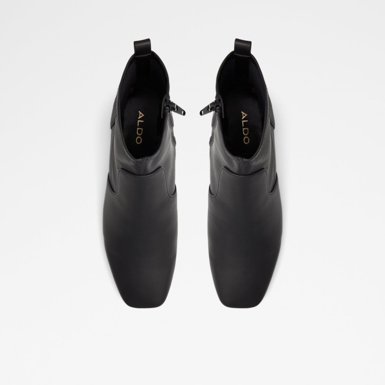 Moda Textil Negro Suave Ibiraswen Botín Aldo