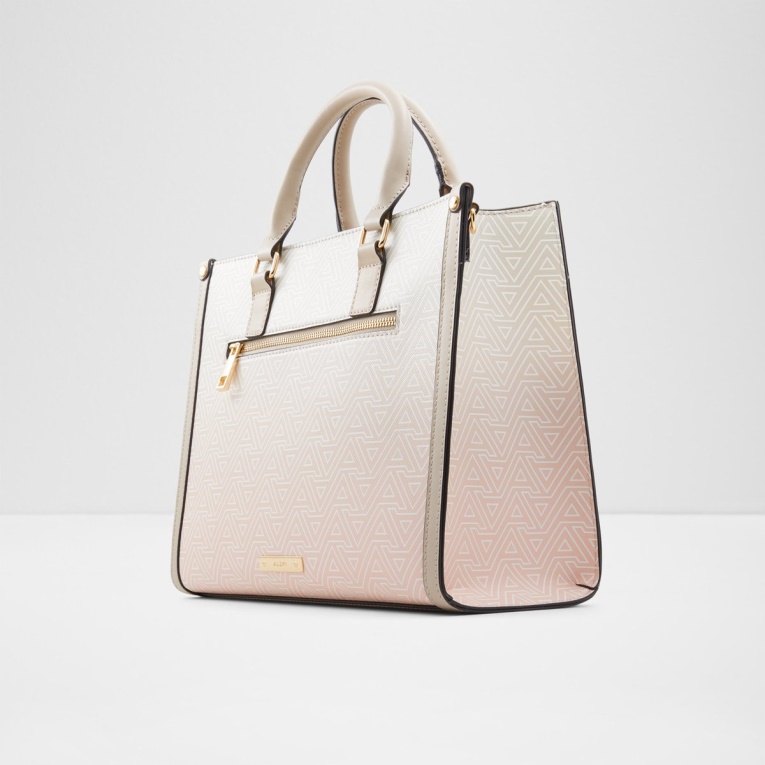 Agotado Bolso De Mano Iconigram Moda Beige Desbordante Aldo