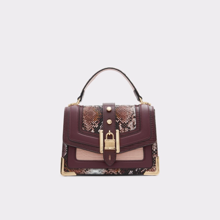 Nuevo Bolso Iconilock Con Asa En La Parte Superior Moda Aldo Bordo