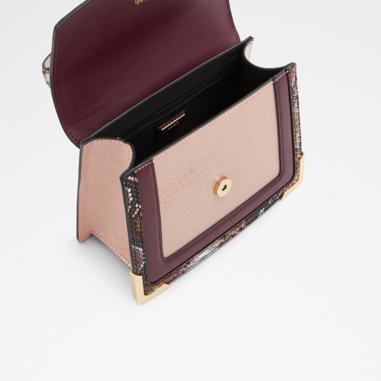 Nuevo Bolso Iconilock Con Asa En La Parte Superior Moda Aldo Bordo