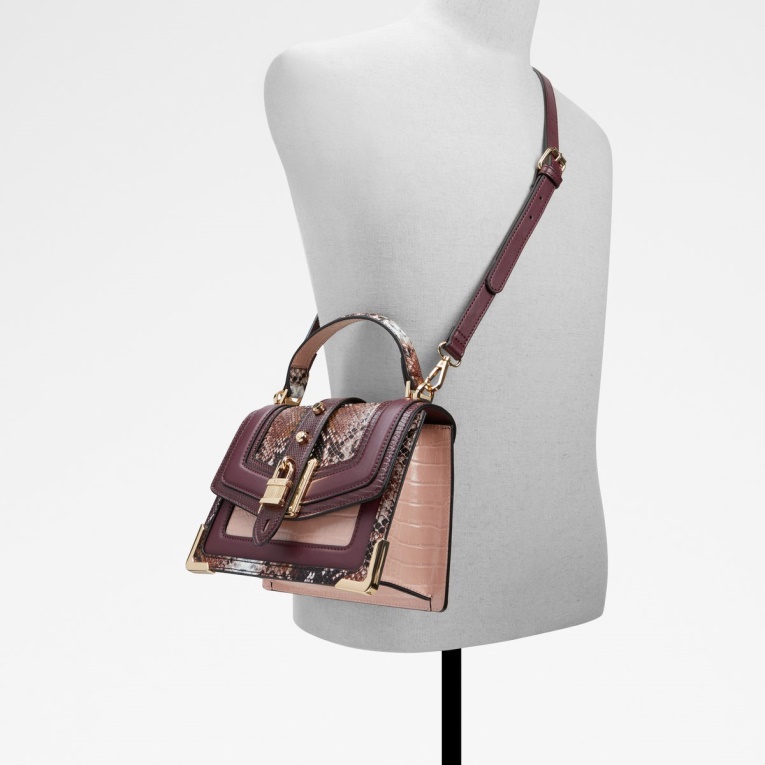 Nuevo Bolso Iconilock Con Asa En La Parte Superior Moda Aldo Bordo