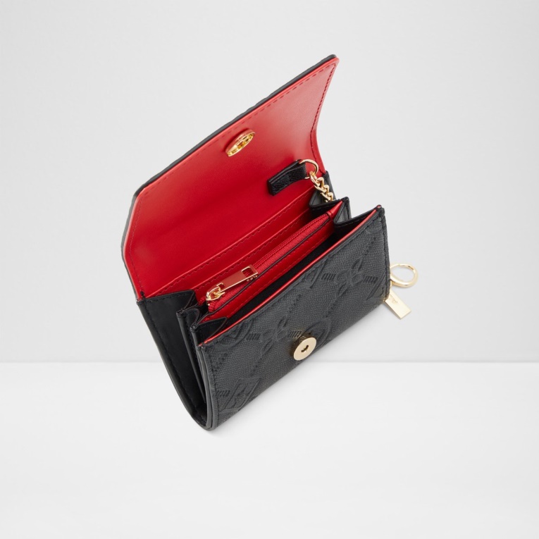Moda Aldo Iconipouch Billetera Negro