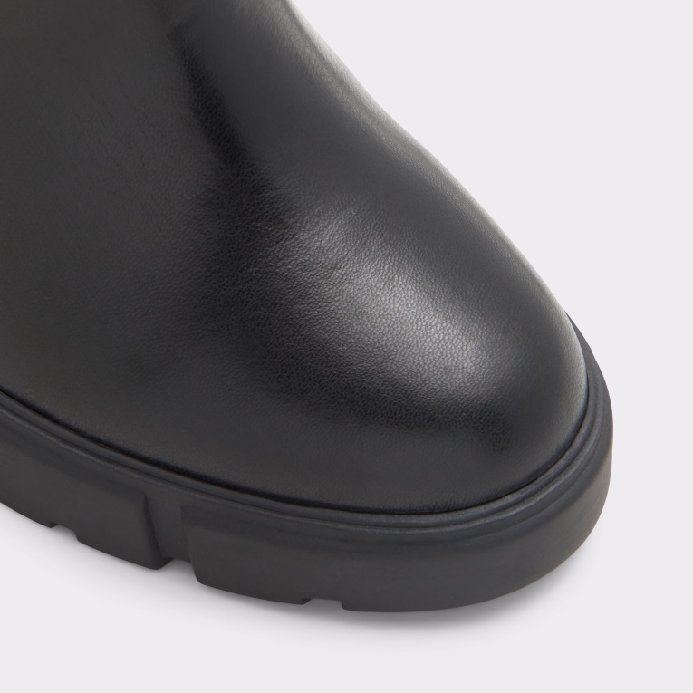 Negro Sintético Liso Moda Aldo Ilanna