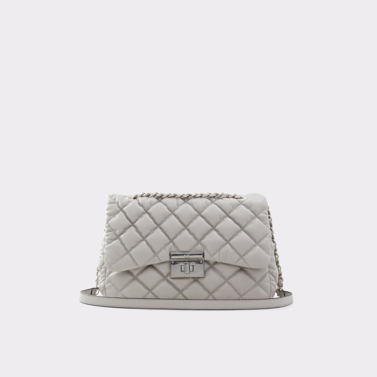 Bolso Bandolera Fashion Gris Claro Aldo Ilsaa