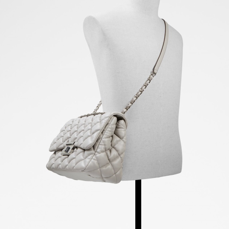 Bolso Bandolera Fashion Gris Claro Aldo Ilsaa