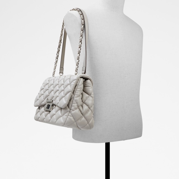 Bolso Bandolera Fashion Gris Claro Aldo Ilsaa