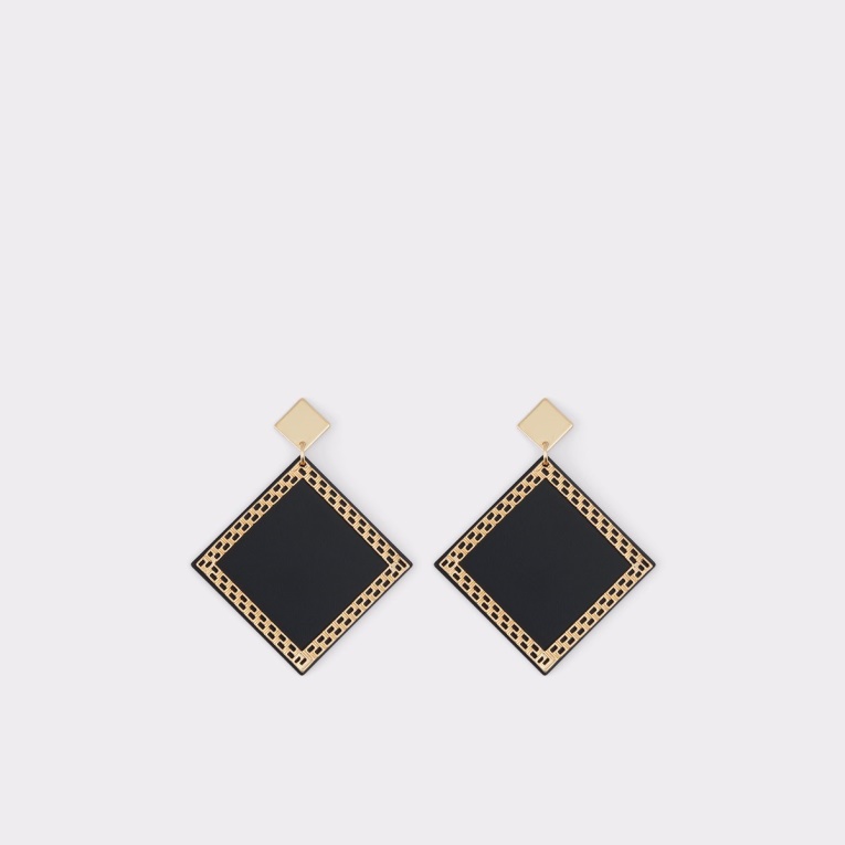 Aretes Multi Aldo Fashion Last Chance Indawgyi En Oro Negro