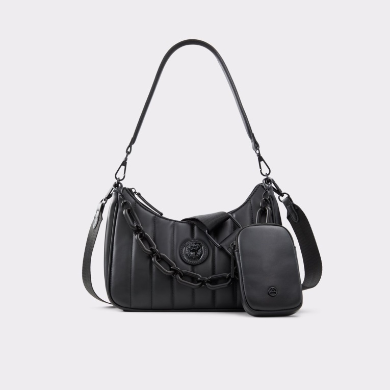 Bolso De Hombro Aldo Infamos De Moda Negro