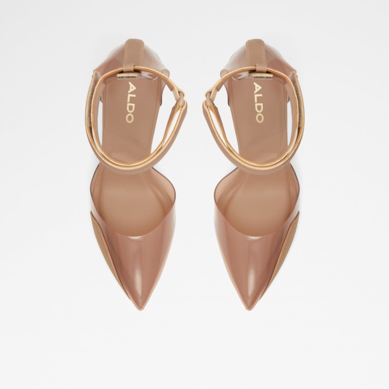 Invisi Tacón Alto Zapato Moda Hueso Aldo