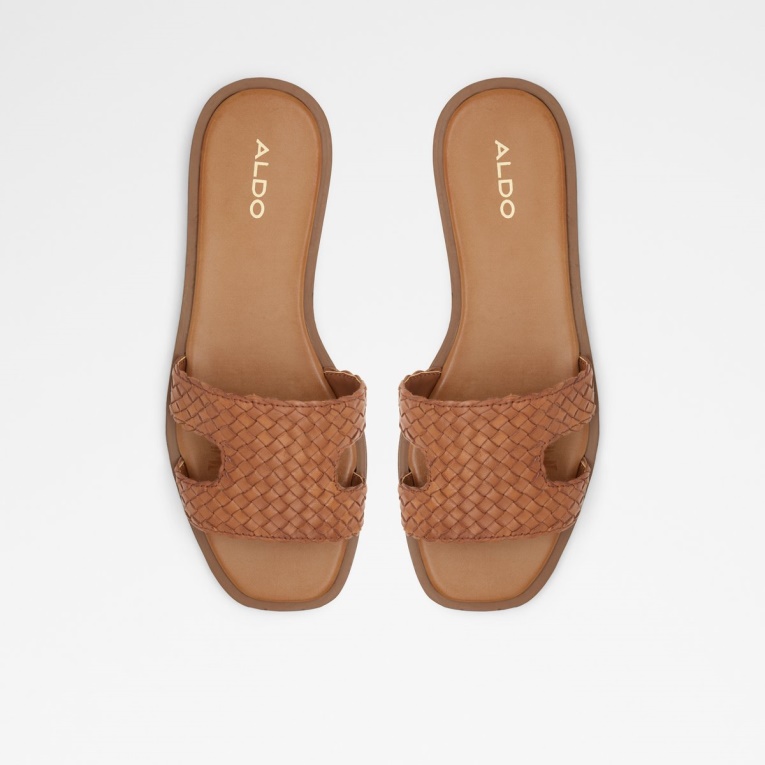 Irmaos Slide Sandalia Moda Marrón Medio Aldo