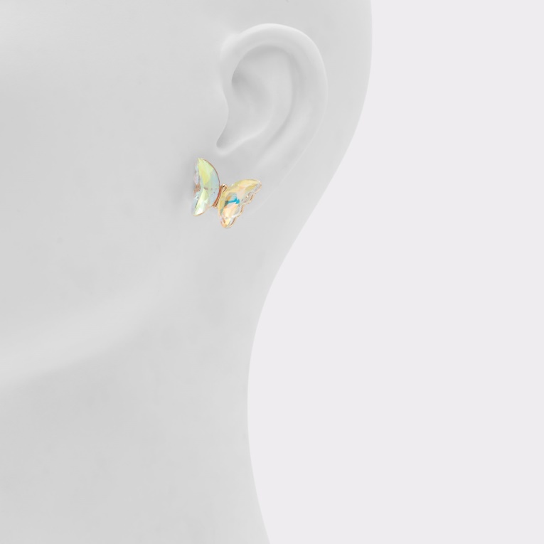 Aretes De Corchete Javoriel De última Oportunidad Multi Dorado Transparente De Aldo