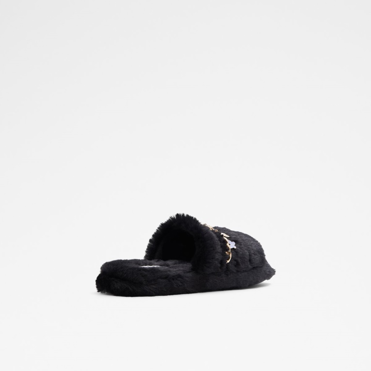 Sandalia Plana Jennanalia Multi Negro Dorado Moda Aldo