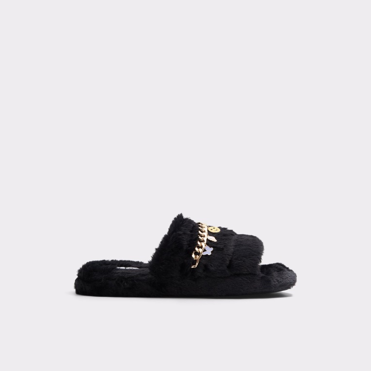 Pantuflas Jennanalia Multi Negro-dorado Moda Aldo