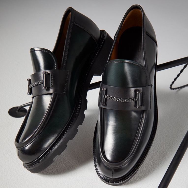 Mocasín Con Joyas De Aldo Recién Llegado Verde Oscuro Moda
