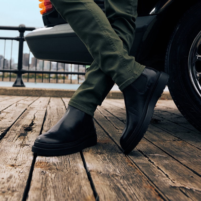 Botas Chelsea Aldo Jiro De Moda Negras