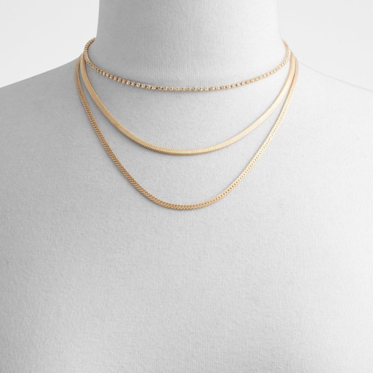 Kalirwen Collar Moda Aldo Oro-transparente Multi