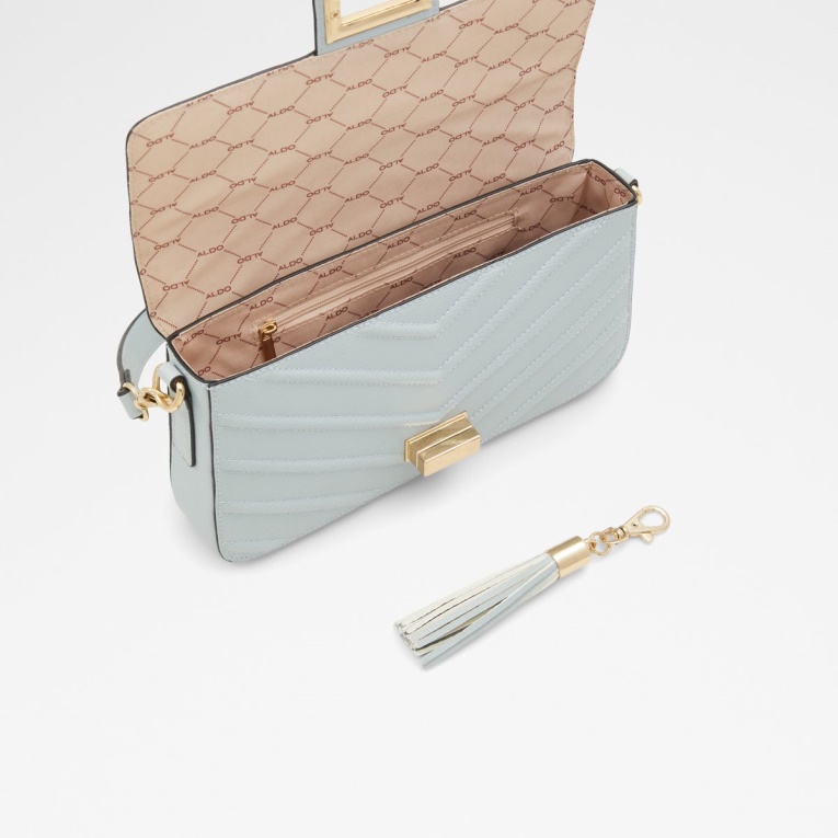 Bolso De Hombro Kaoma Azul Claro Moda Aldo