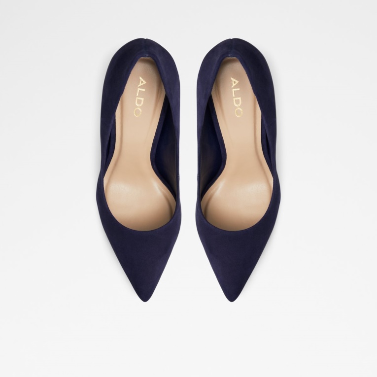 Zapatos De Tacón Aldo Kennedi Azul Marino De Moda