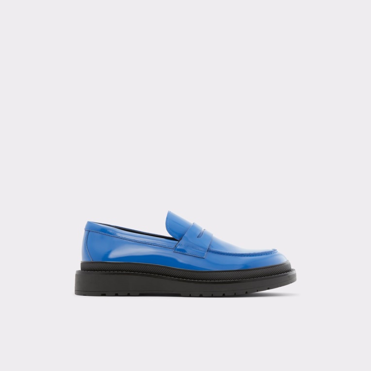 Mocasines Kerouac De Moda Azul De Aldo