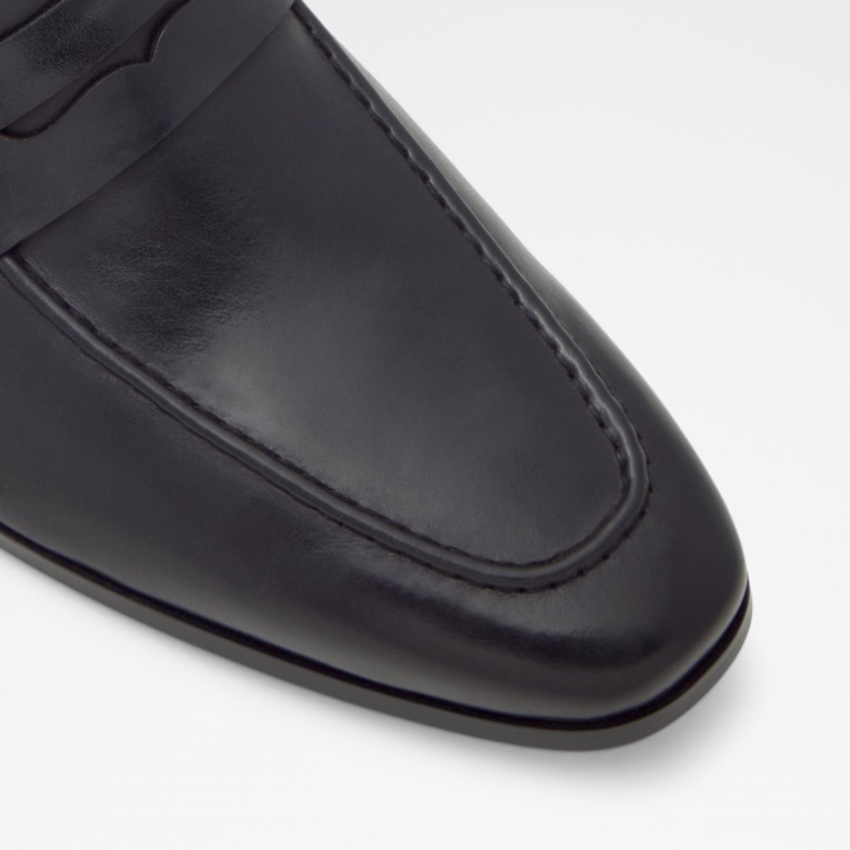 Mocasines Kooperflex Lisos De Cuero Negro De Aldo