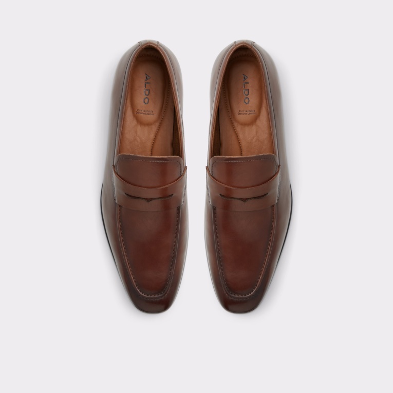 Coñac Cuero Liso Recién Llegado Kooperflex Mocasín Moda Aldo