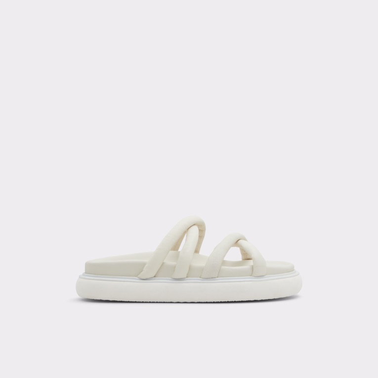 Kutshina Slide Sandalia Moda Aldo Blanco