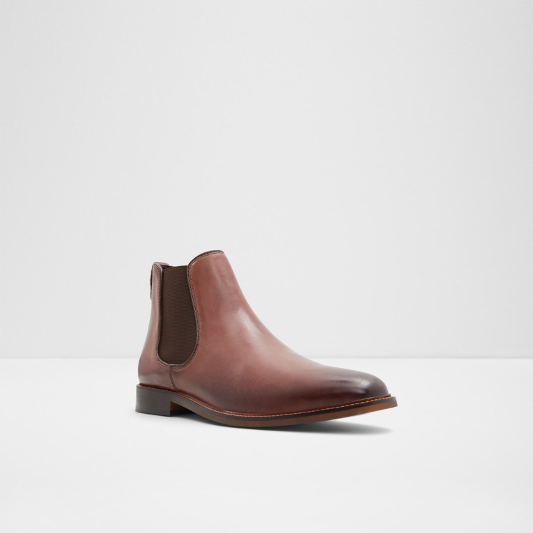 Coñac Cuero Suave Aldo Moda Nueva Llegada Kyren Chelsea Boot