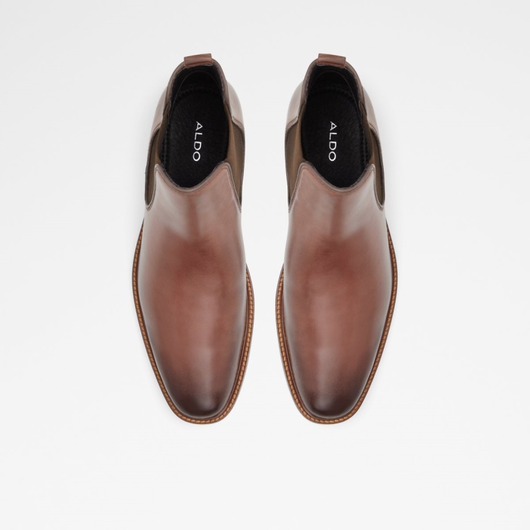 Coñac Cuero Suave Aldo Moda Nueva Llegada Kyren Chelsea Boot