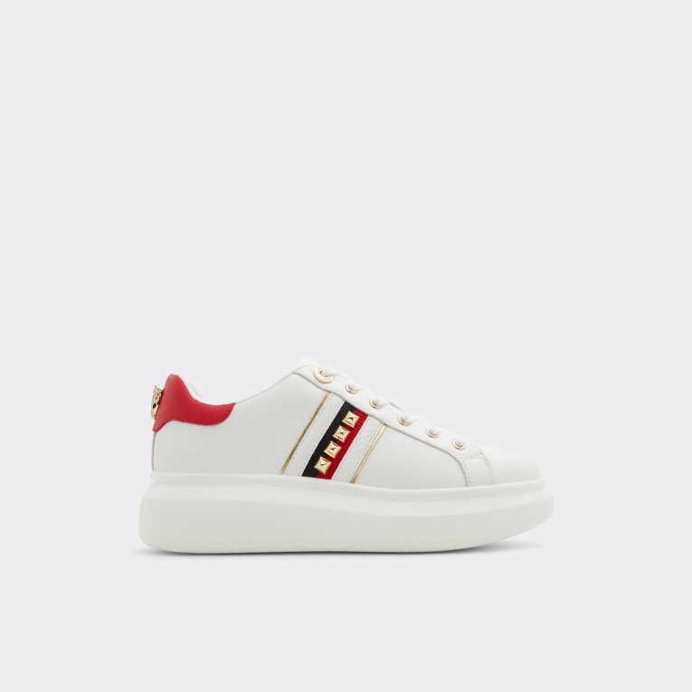 Zapatilla De Deporte De Caña Baja Larou De Material Mixto Sintético Blanco De Aldo Fashion