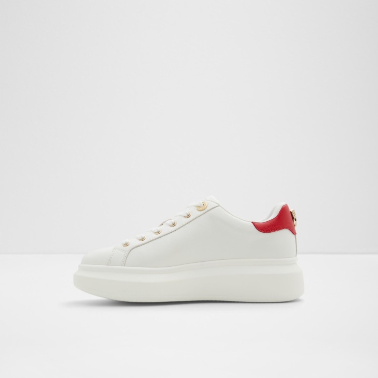 Zapatilla De Deporte De Caña Baja Larou De Material Mixto Sintético Blanco De Aldo Fashion