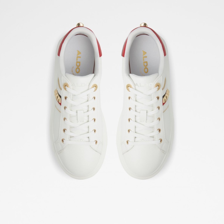 Zapatilla De Deporte De Caña Baja Larou De Material Mixto Sintético Blanco De Aldo Fashion