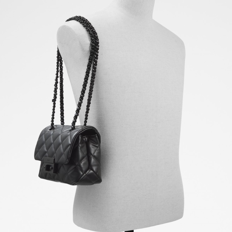 Bolso Bandolera Latisse Negro Moda Aldo