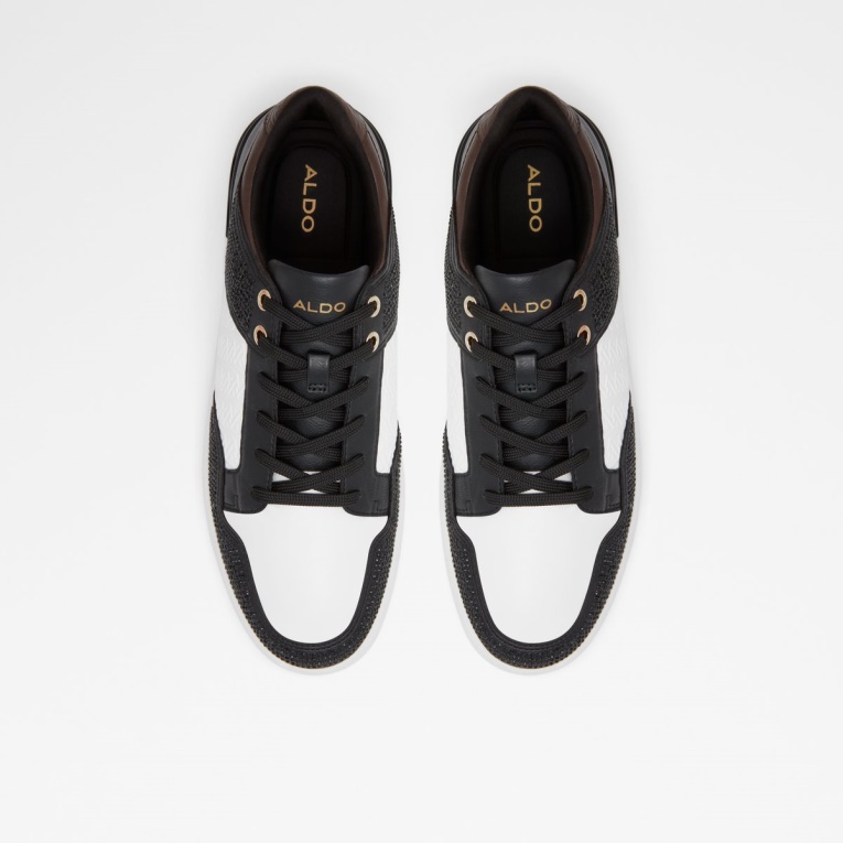 Lauder Low Top Zapatillas Moda Negro Sintético Brillante Aldo