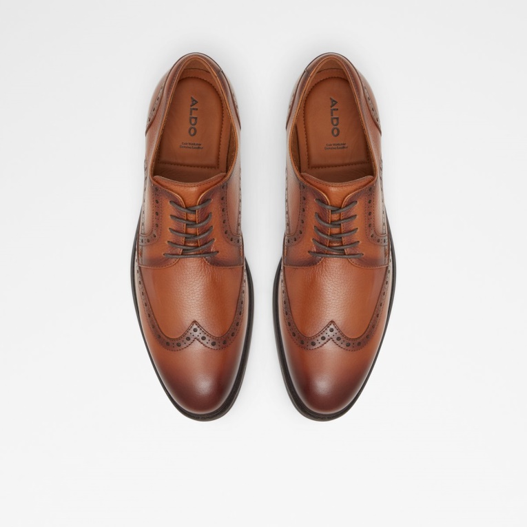 Aldo Laurier Zapato Derby Coñac Moda
