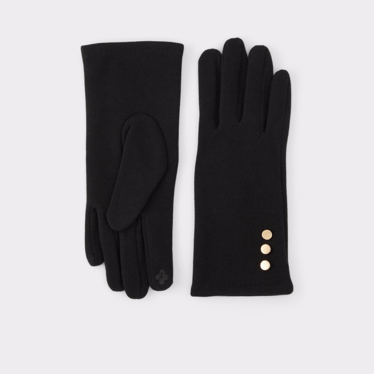 Negro-oro Multi Legewiel Guantes Moda Aldo