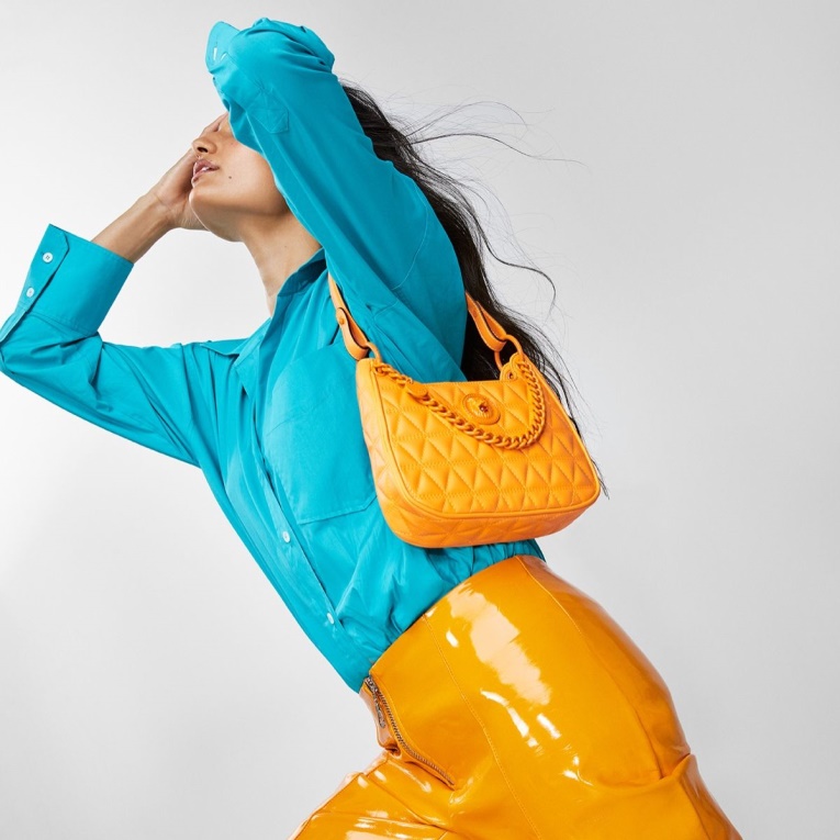 Bolso De Hombro Leomas De Moda Naranja Brillante De Aldo