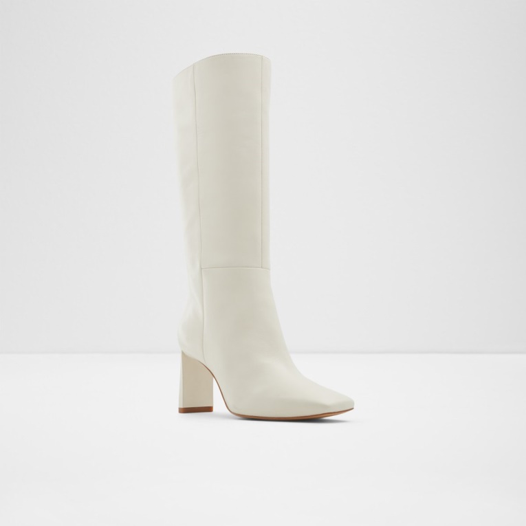Moda Aldo Nueva Llegada Lille Media Pantorrilla Bota Blanco