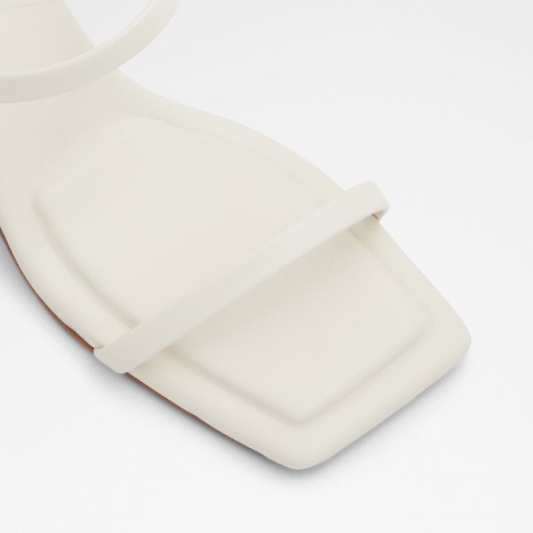 Aldo Lokurr Sandalias De Tacón Con Tira Trasera Blanco Moda