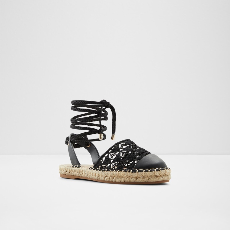 Aldo Looma Cuña Sandalia Negro Moda