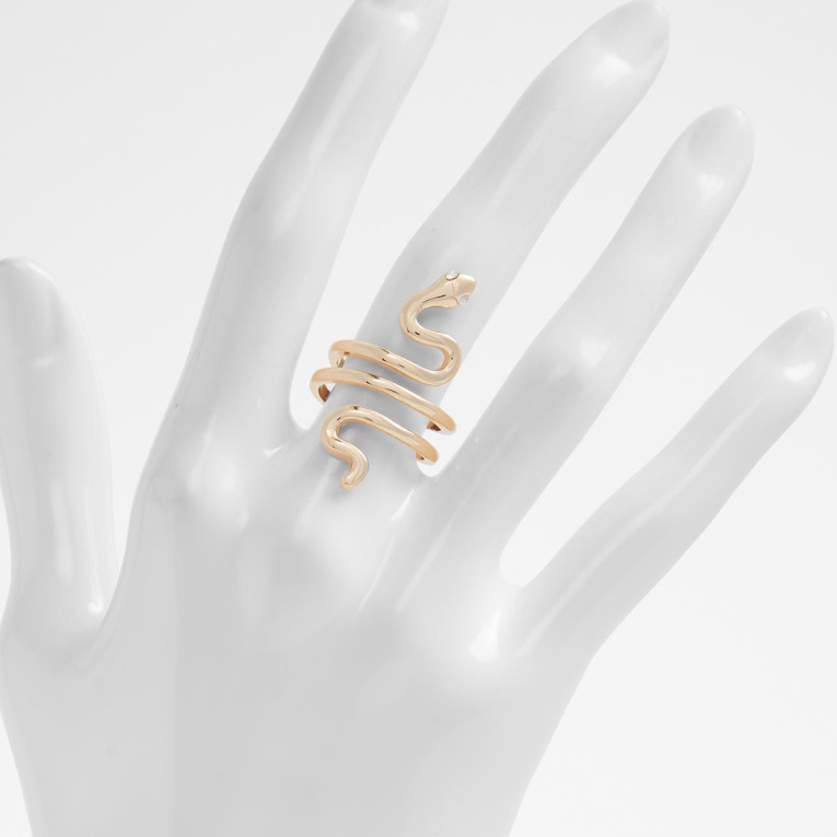 Anillo Multi Lothendra Dorado Transparente De Moda De Aldo