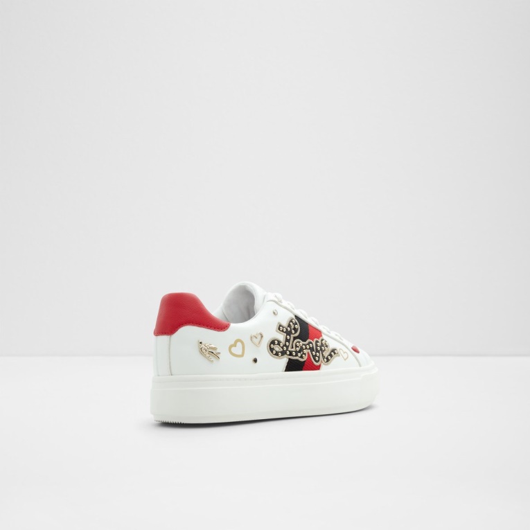 Blanco Aldo Fashion Lovealways Zapatillas Bajas Suela De Copa