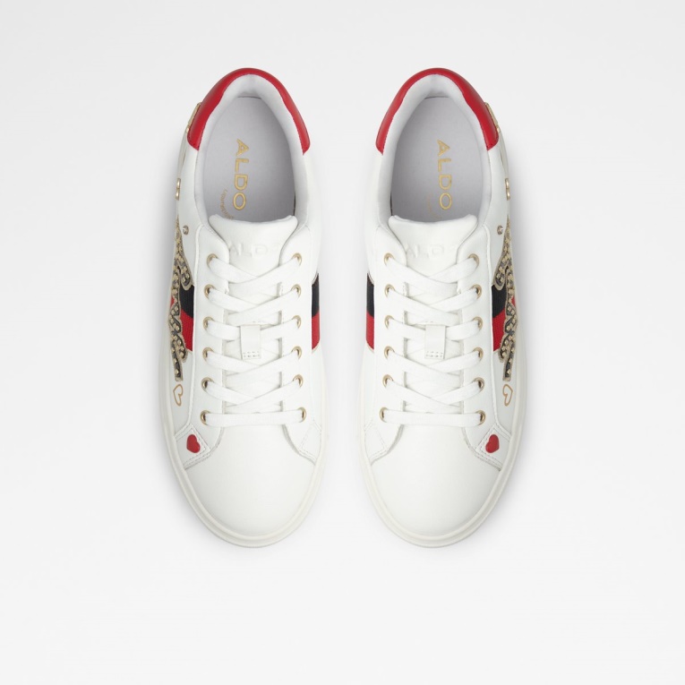 Blanco Aldo Fashion Lovealways Zapatillas Bajas Suela De Copa