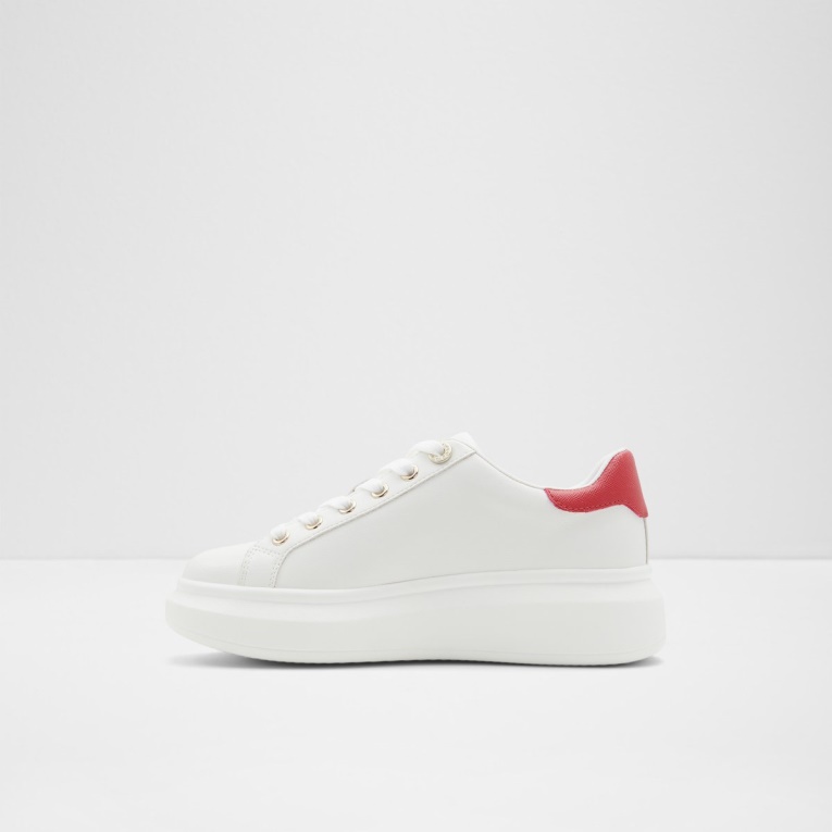 Lovekey Zapatillas Bajas Suela De Copa Moda Aldo Blanco