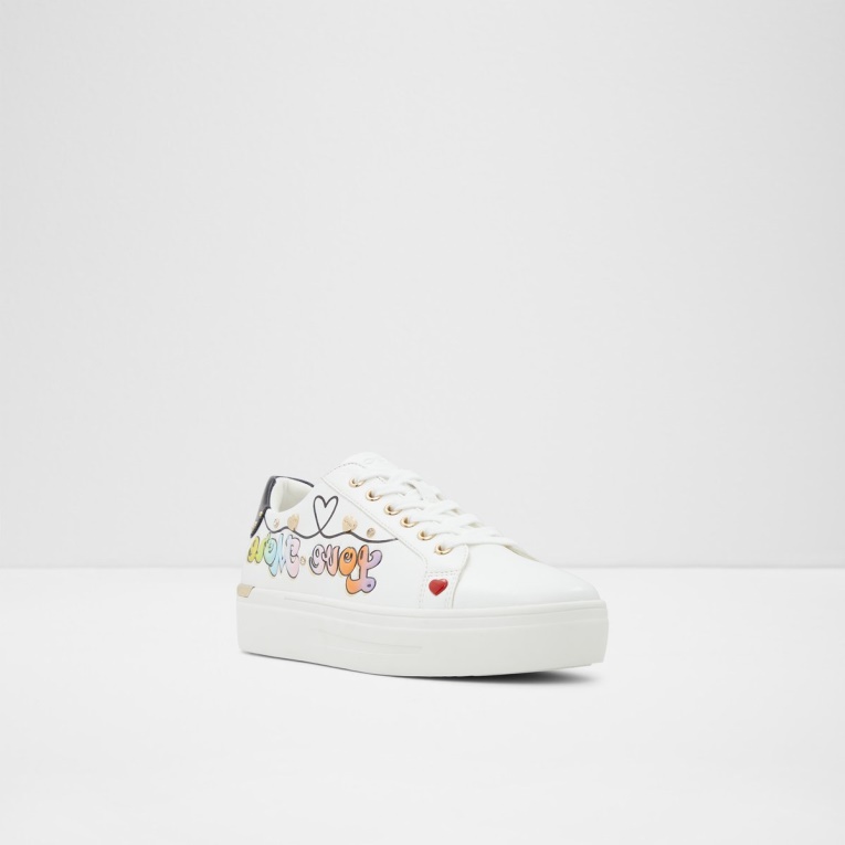 Blanco Multi Lovemore Tenis Bajos Moda Aldo