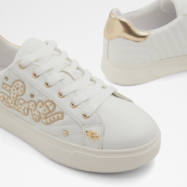 Zapatillas Bajas Con Suela De Copa Lovenow Multimoda Dorado Transparente De ALDO